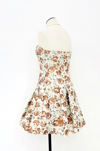 Abby Floral Corseted Mini Dress
