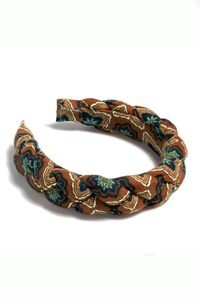 Braided Print Headband