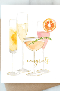 Bubbly Congrats Card