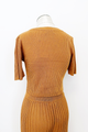 Camel Ribbed Top