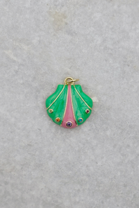 Colorful Clam Shell Charm