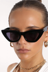 The Helena Sunglasses - Black Jet