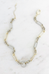 Large Two Tone Link Necklace