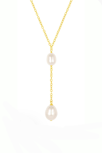 Lula Pearl Lariat Necklace