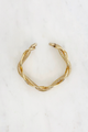 Mixed Chain Woven Cuff Gold