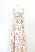 Muted Floral Cut Out Maxi