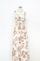 Muted Floral Cut Out Maxi