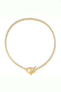 Raya Anchor Toggle Chain Necklace