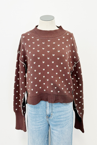 Sweetheart Crop Sweater