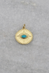 Turquoise Evil Eye Coin Necklace