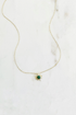 Vermeil Malachite Starburst Necklace