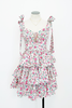 Willa Bow Tiered Floral Mini Dress