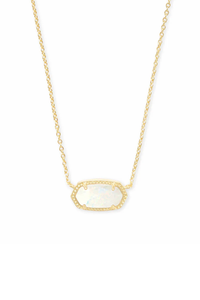 Elisa Necklace White Opal