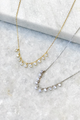 Tiny CZ Dangles Necklace