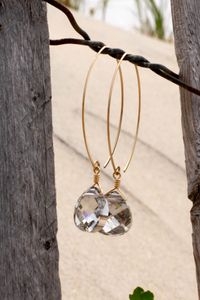 Classic Hoop Crystal Earrings - House of Lucky