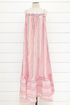 Crinkle Yarn Boho Beach Dress