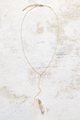 Simple Gypsum Crystal Drop Necklace - House of Lucky