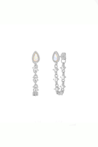 Etta Opal Chain Earrings