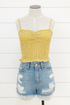 Hello Sunshine Smocked Top