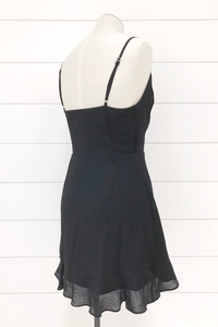 Little Black Ruffle Dress