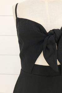 Little Black Ruffle Dress