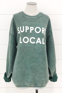 Support Local Corded Sweatshirt