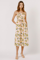 Maisel Lemon Midi Dress