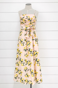 Maisel Lemon Midi Dress