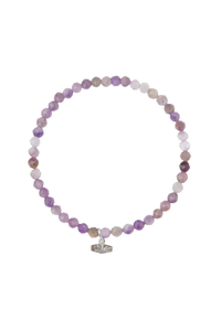 Mini Faceted Stone Stacking Bracelet