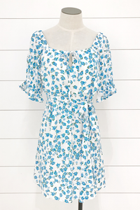 Ocean Floral Dress