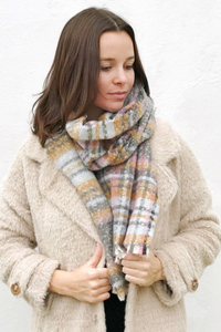 Pastel Plaid Scarf