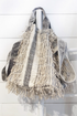 Putty Fringed Multi Purpose Tote