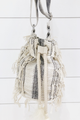 Putty Fringed Bucket Bag