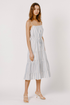 Ruffle Trim Tiered Dress