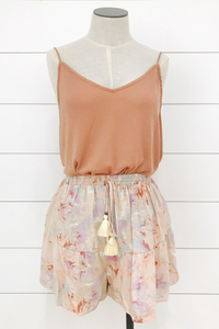 Just Rosey Tie Waist Shorts