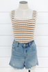 Squared Stripe Bodysuit