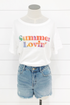 Summer Lovin' Cropped Tee