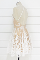 Swan Lake Velvet Mini Dress