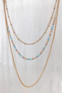 Teeny Beads Layer Necklace