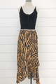 Tiger Stripe Wrap Skirt