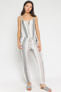 Traveler Striped Jumpsuit