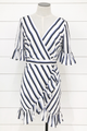 Visual Pursuit Stripe Dress